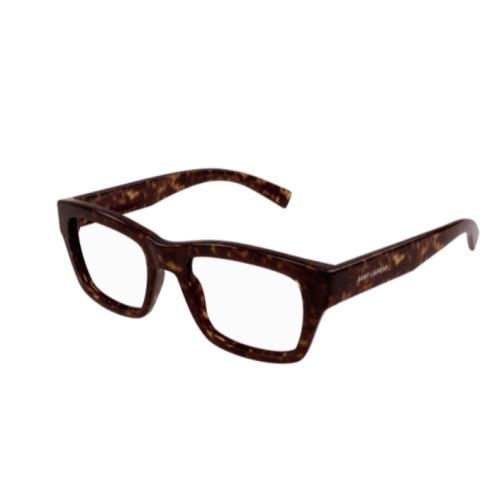 Saint Laurent SL 616 002 Havana Round Men`s Eyeglasses