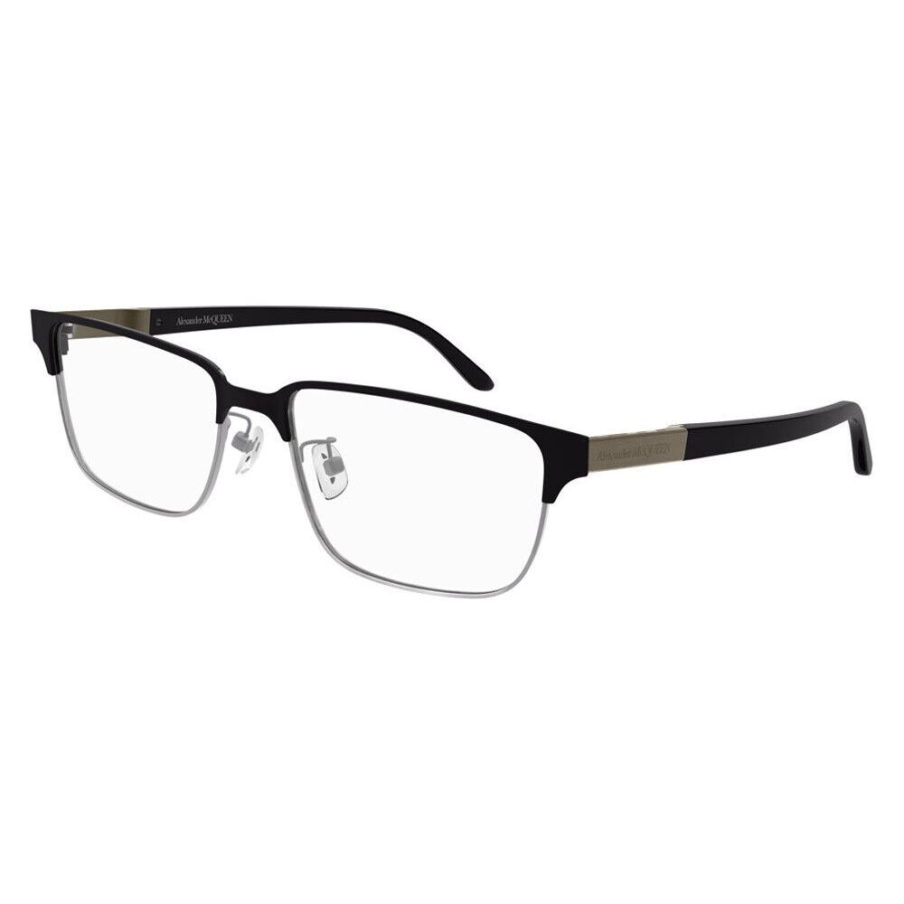 Alexander Mcqueen AM0346O Eyeglasses Men Black Rectangle 56mm