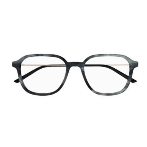 Gucci GG1576O 003 Grey/gold Square Men`s Eyeglasses