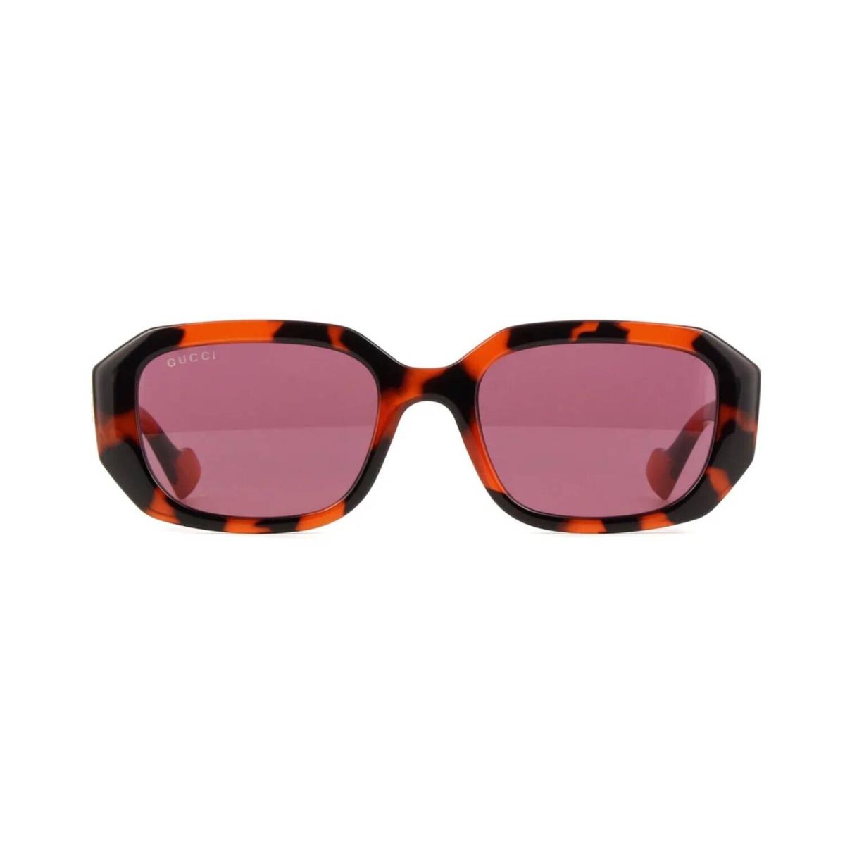 Gucci GG1535S Orange Havana/brown 005 Sunglasses