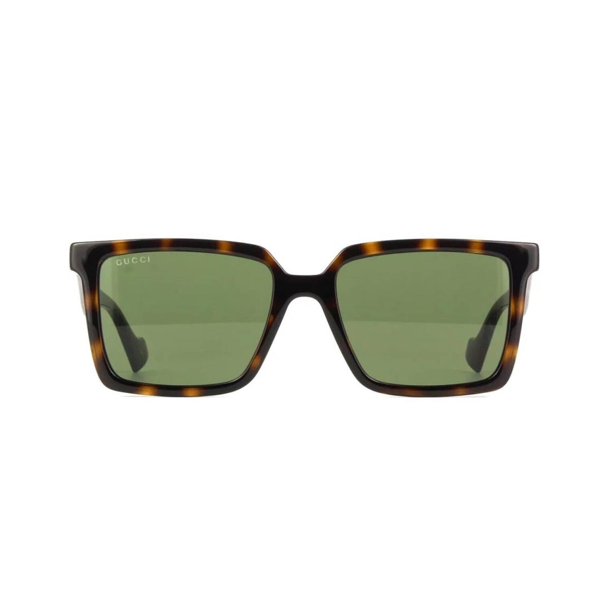 Gucci GG1540S Havana/green 002 Sunglasses