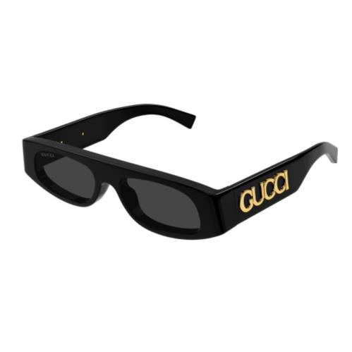 Gucci GG1771S 001 Black/grey Rectangular Women`s Sunglasses