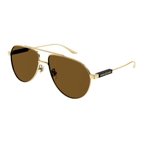 Gucci GG1311S-004 Gold Gold Brown Sunglasses