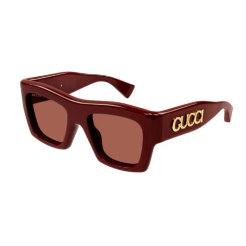 Gucci GG1772S 003 Burgundy/brown Square Women`s Sunglasses