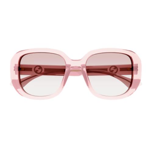 Gucci GG1557SK 003 Nude/pink Gradient Oversized Square Women`s Sunglasses