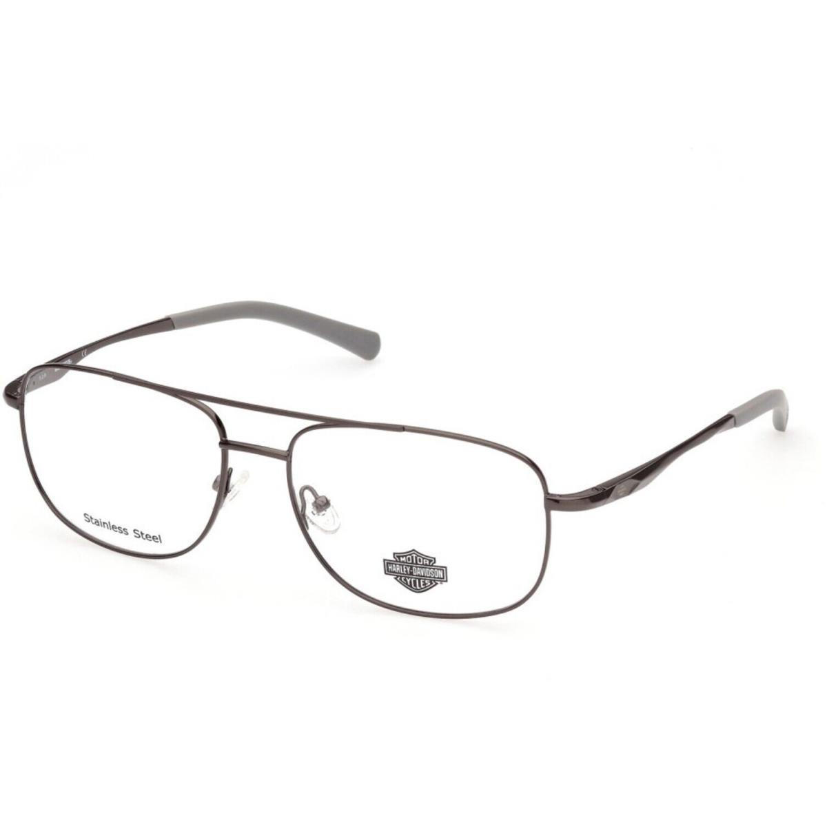 Harley-davidson HD 822 HD0822 Shiny Gunmetal 008 Eyeglasses