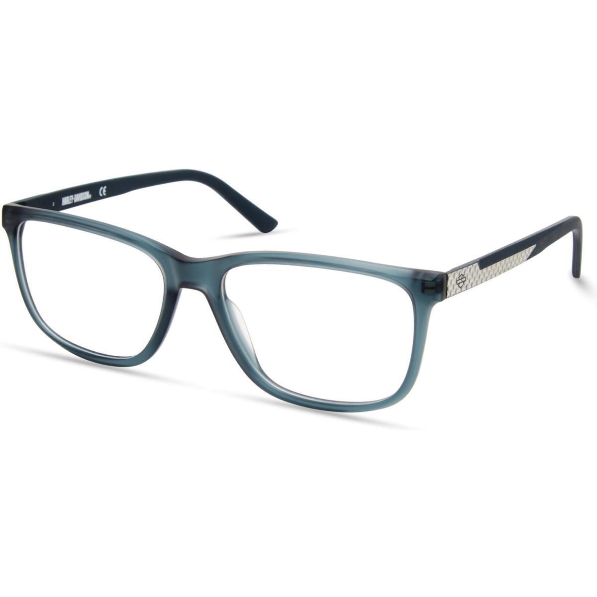 Harley-davidson HD 955 HD0955 Matte Blue 091 Eyeglasses