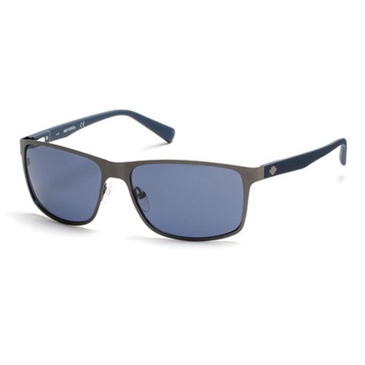 Harley-davidson HD 914 HD0914 X Matte Gunmetal Blue 09V Sunglasses