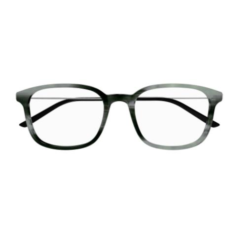 Gucci GG1577O 007 Grey/silver Square Men`s Eyeglasses