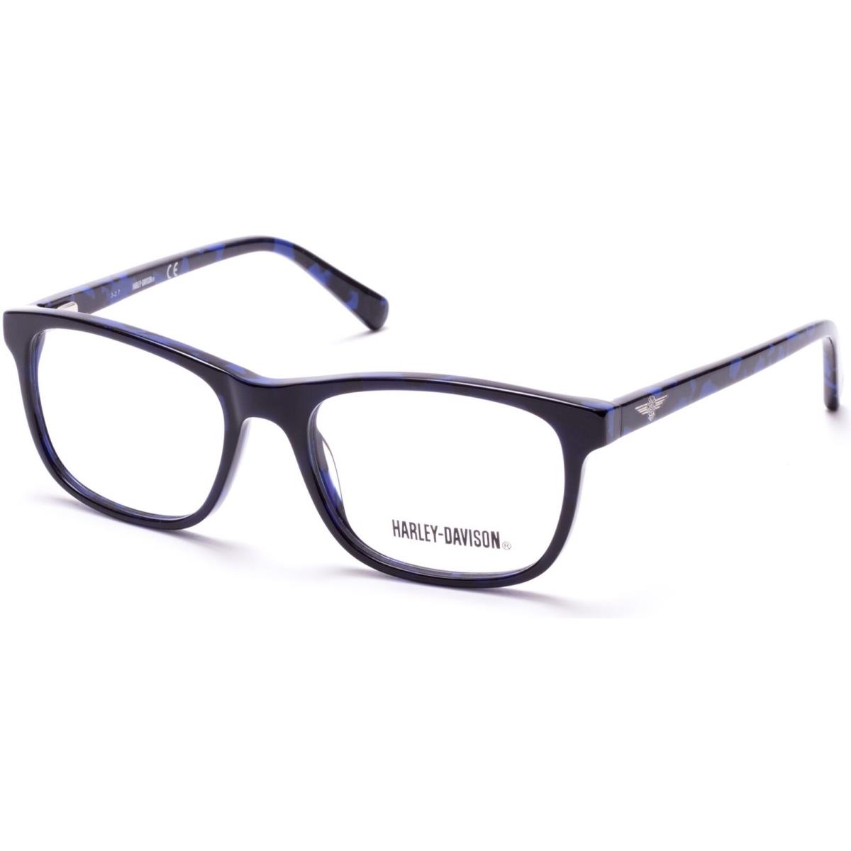 Harley-davidson HD 135 HD0135 T Shiny Blue 090 Eyeglasses