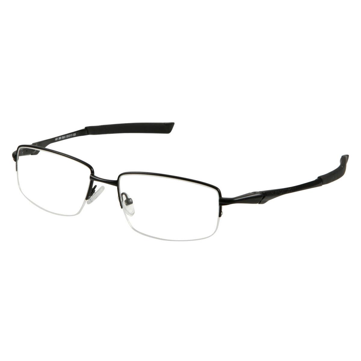 Harley Davidson HD0365 Eyeglasses Men Black Round 53mm