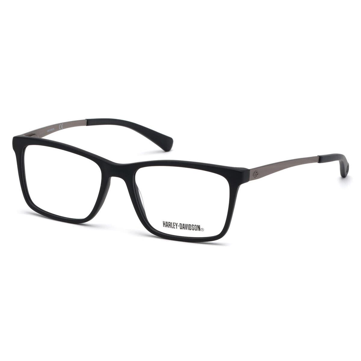 Harley Davidson HD0779 Eyeglasses Matte Black Geometric 54mm