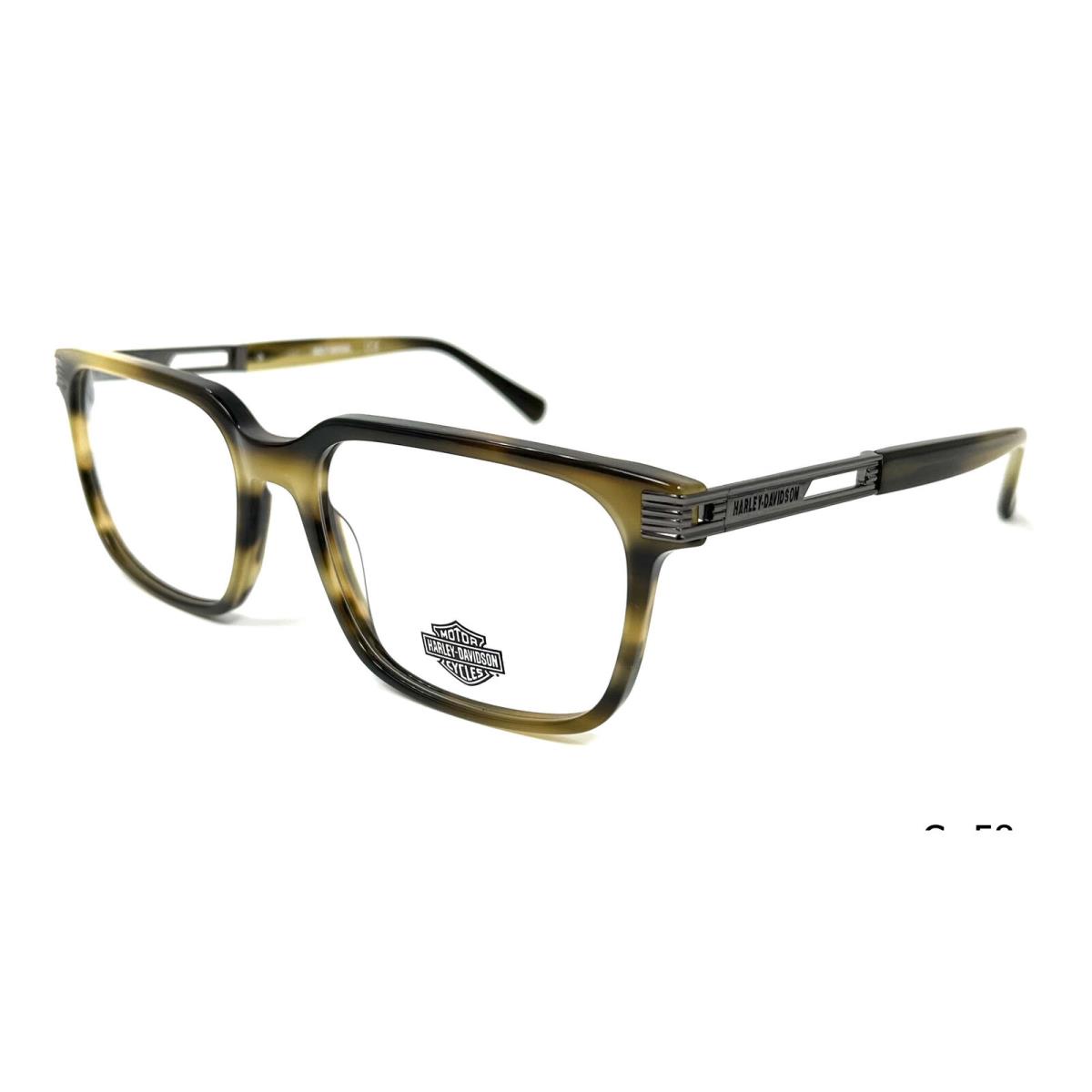 Harley Davidson HD0865-096-58 Shiny Dark Green Eyeglasses