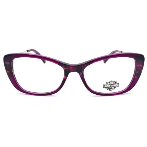 Harley Davidson HD0557 083 Cat Eye Violet Eyeglasses