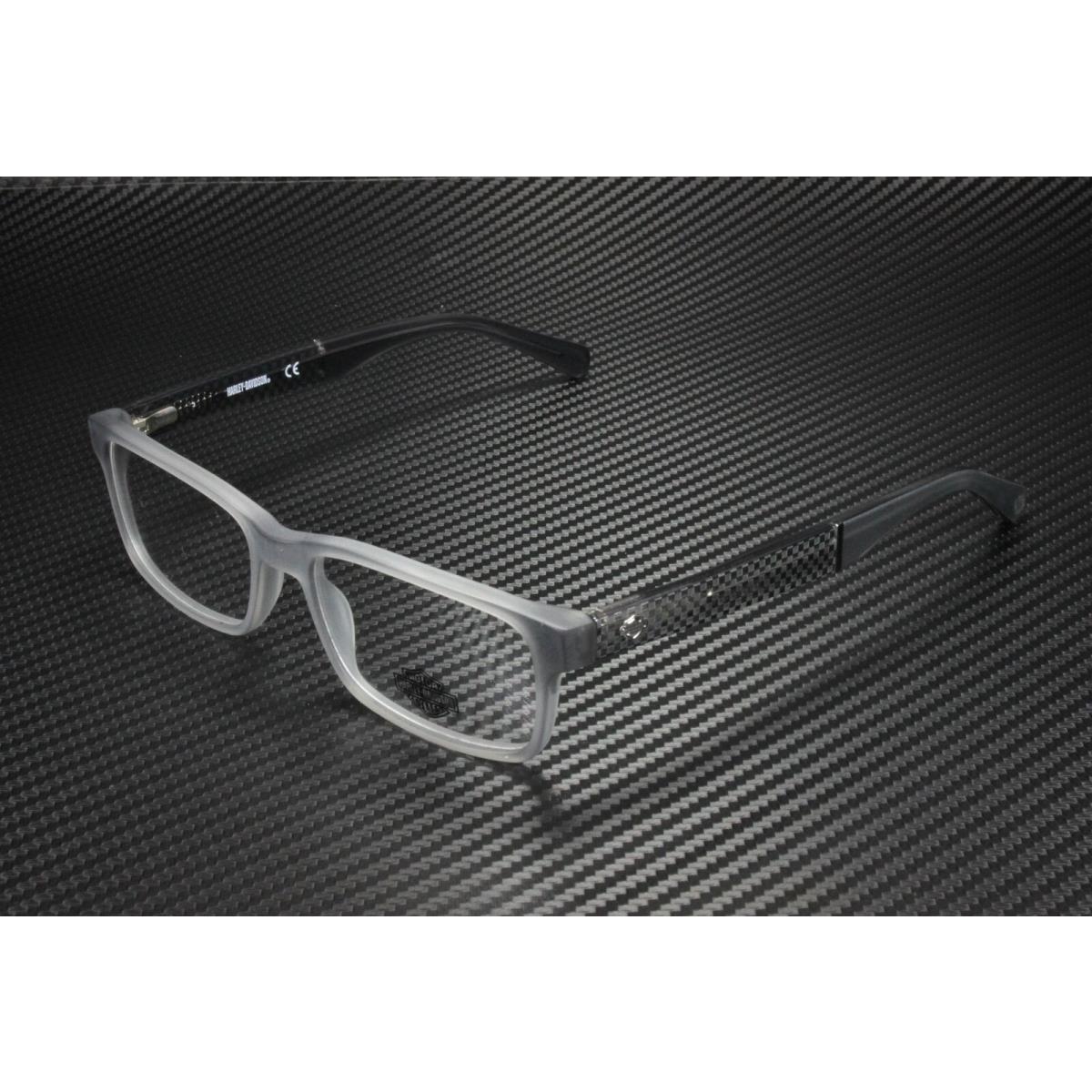 Harley-davidson HD0774 020 Grey Clear Lens Plastic 54 mm Men`s Eyeglasses