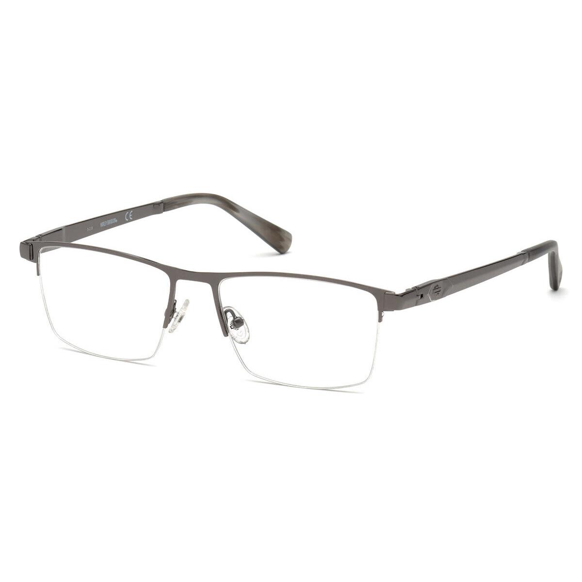 Harley Davidson HD0787 Eyeglasses Shiny Gunmetal 55mm