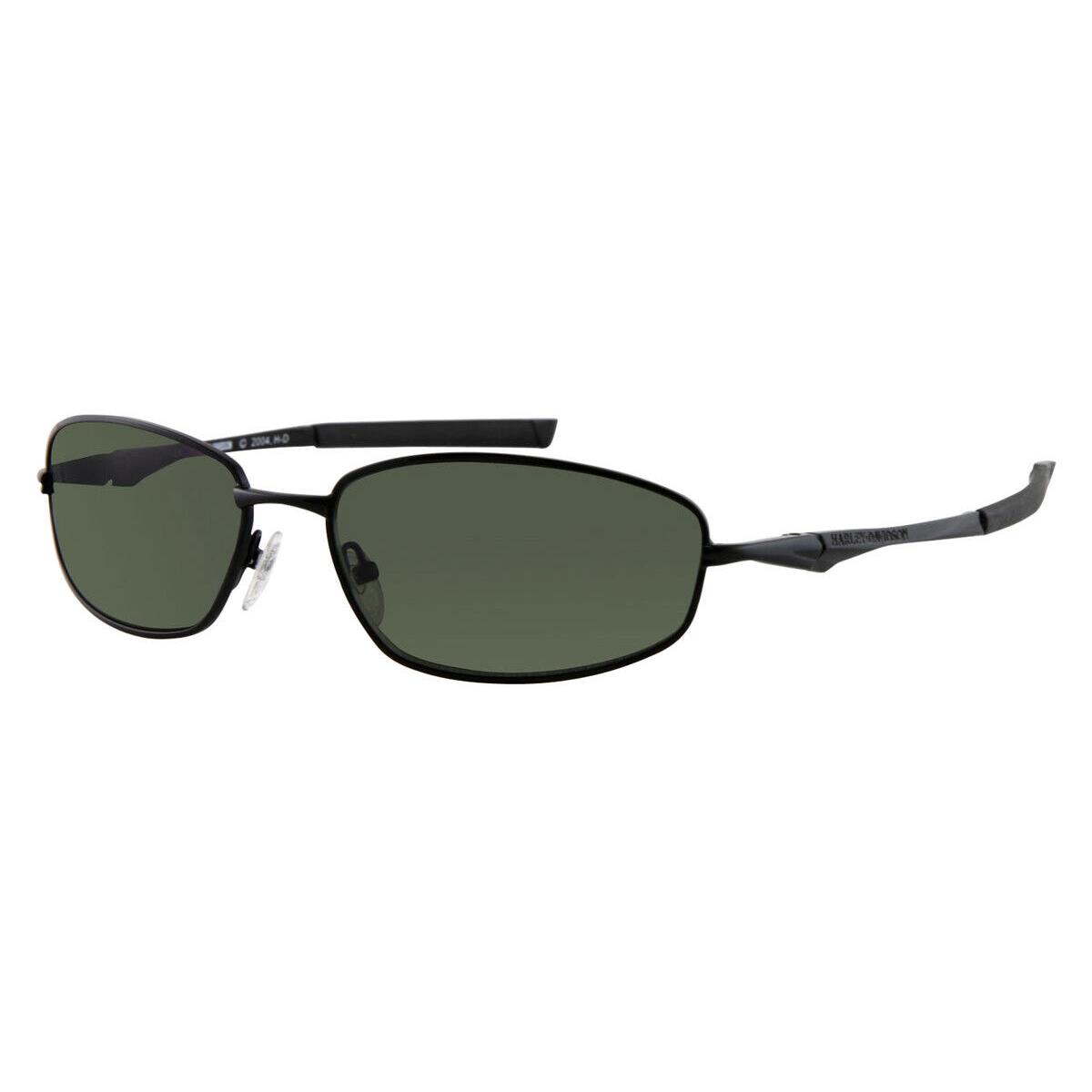 Harley Davidson HD0816X Sunglasses Matte Black Green 59mm