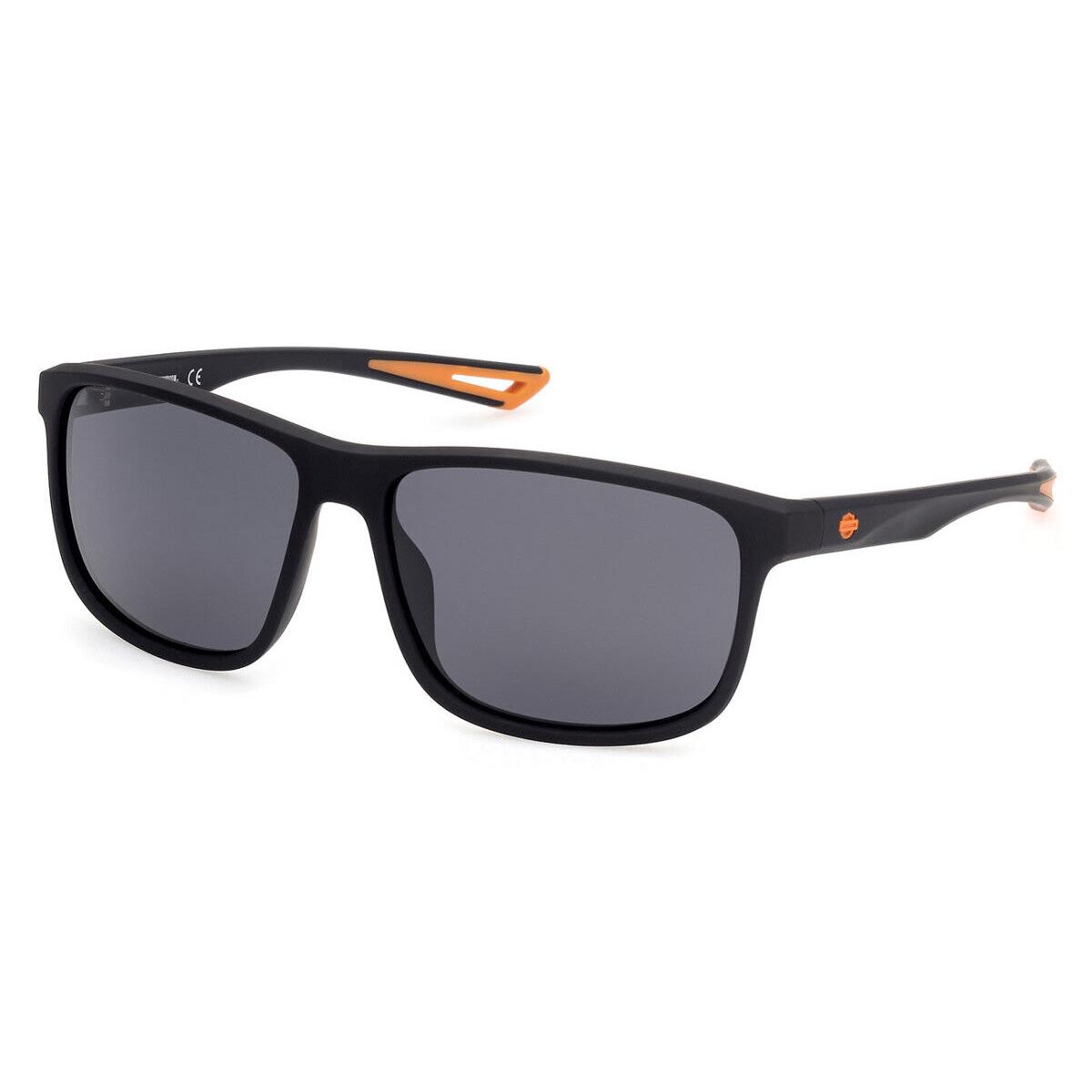 Harley Davidson HD0959X Sunglasses Men Matte Black Square 60