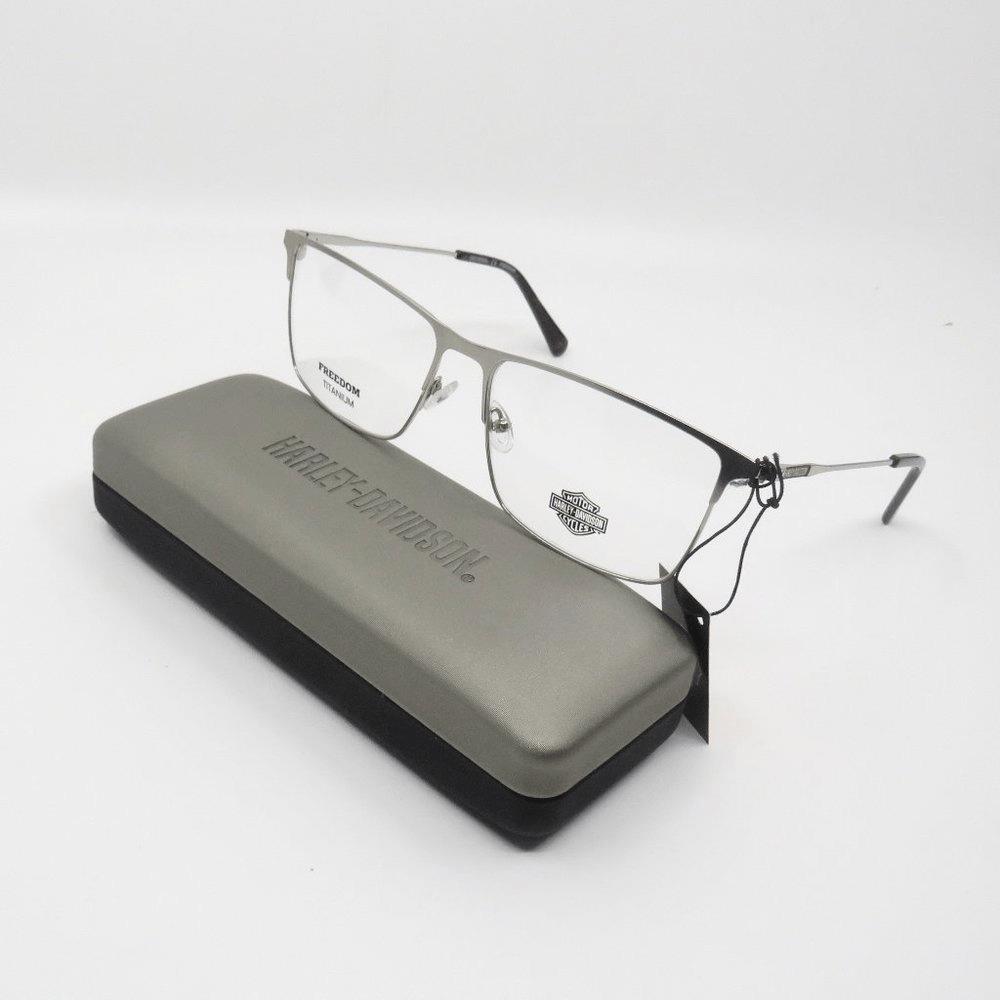 Harley Davidson HD9018/V 011 Matte Light Nickeltin Men`s Eyeglasses