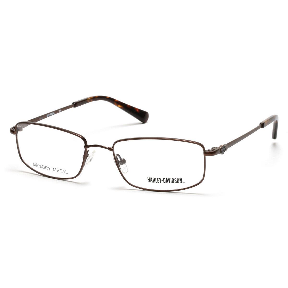 Harley Davidson HD0760 Eyeglasses Matte Dark Brown 55mm