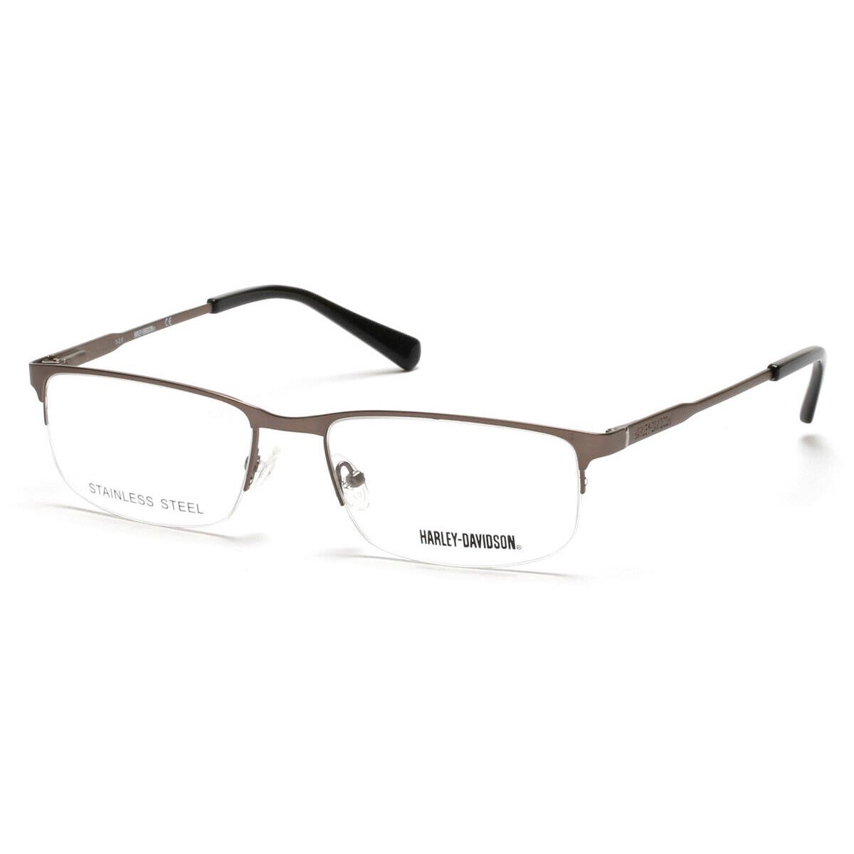 Harley Davidson HD0759 Eyeglasses Matte Gunmetal 56mm