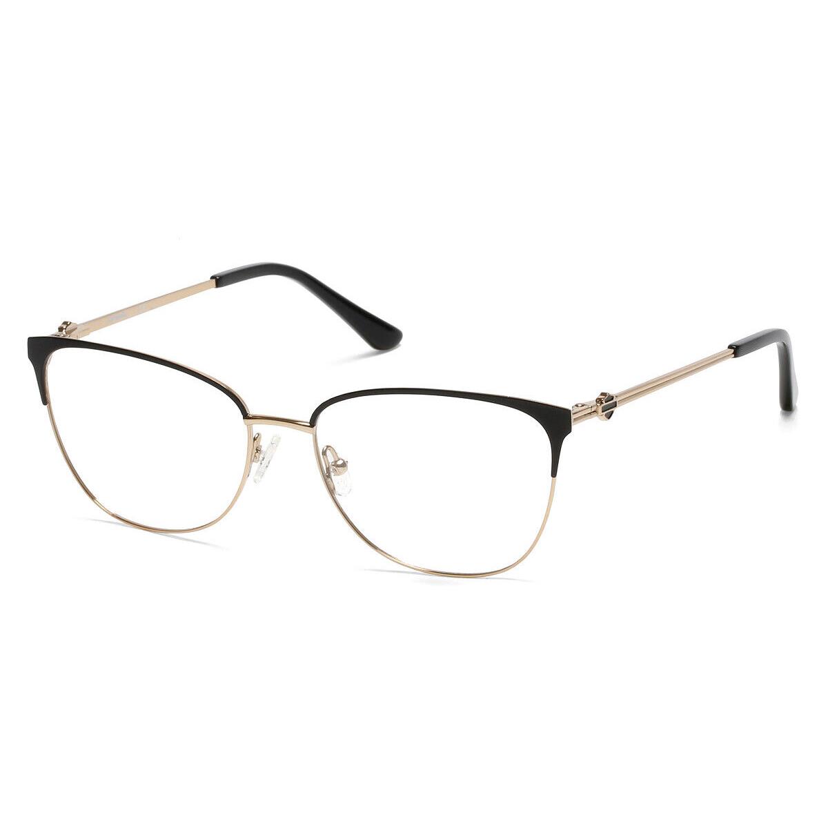 Harley Davidson HD0569 Eyeglasses Women Black/other Square 55