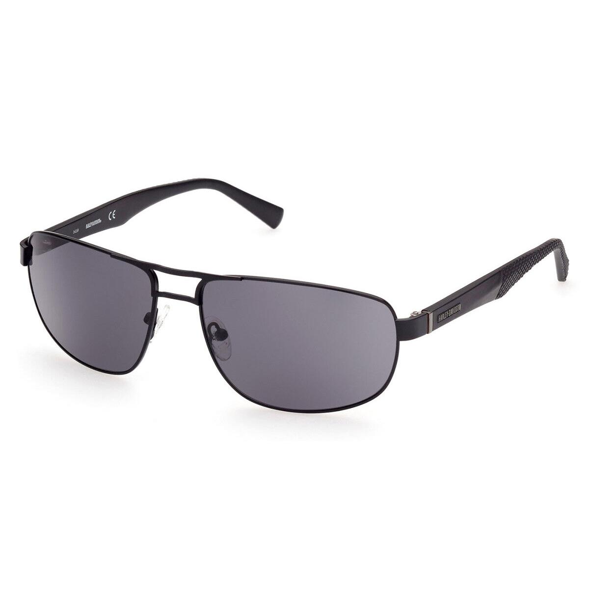 Harley Davidson HD0946X Sunglasses Matte Black Smoke 60mm