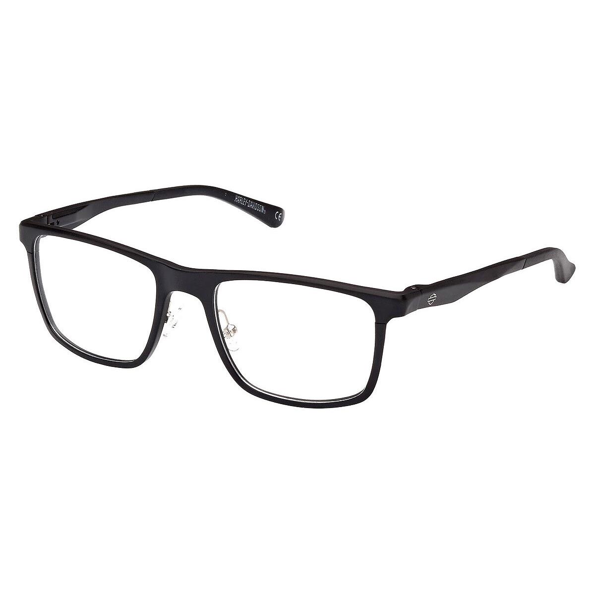 Harley Davidson HD9025 Eyeglasses Men Matte Black 56mm