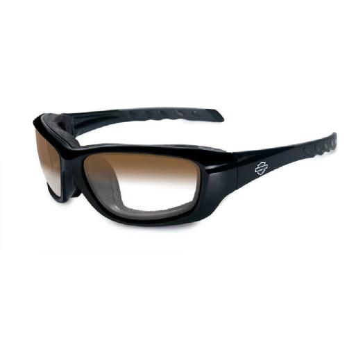 Harley-davidson Gravity LA Brown Lens w/ Gloss Black Frame Sunglasses HDGRA08