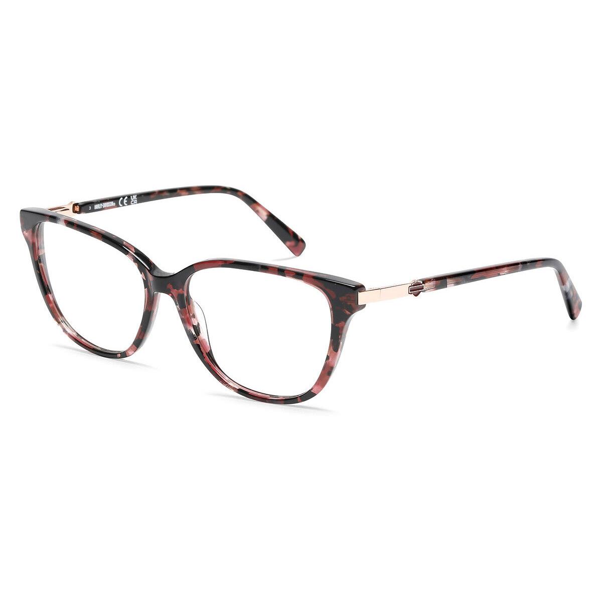 Harley Davidson HD0577 Eyeglasses Women Bordeaux/other 55mm