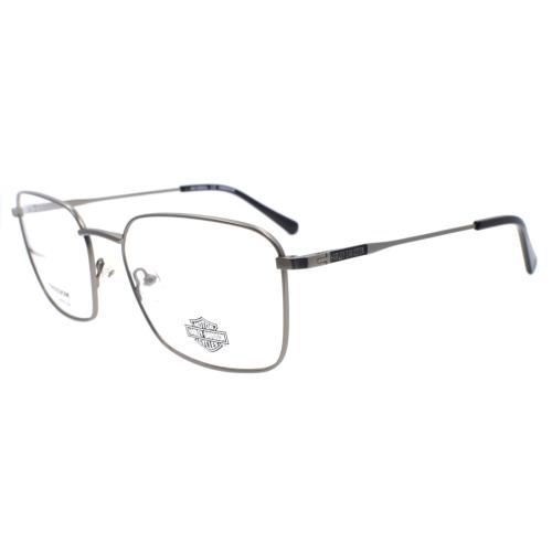 Harley Davidson HD9021 011 Men`s Eyeglasses Titanium Large 58-19-145 Nickelt