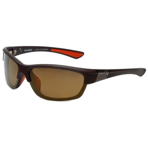 Harley-davidson Official Designer Sunglasses HD0629S-49G in Dark Brown Frame Wit