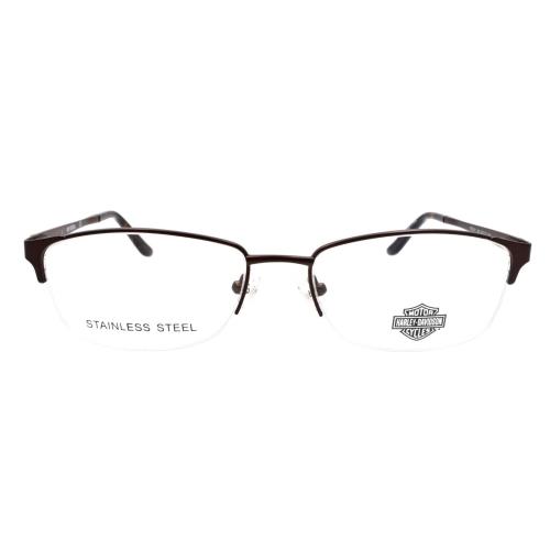 Harley Davidson HD0541 049 Women`s Glasses Half-rim 55-17-135 Matte Dark Brown