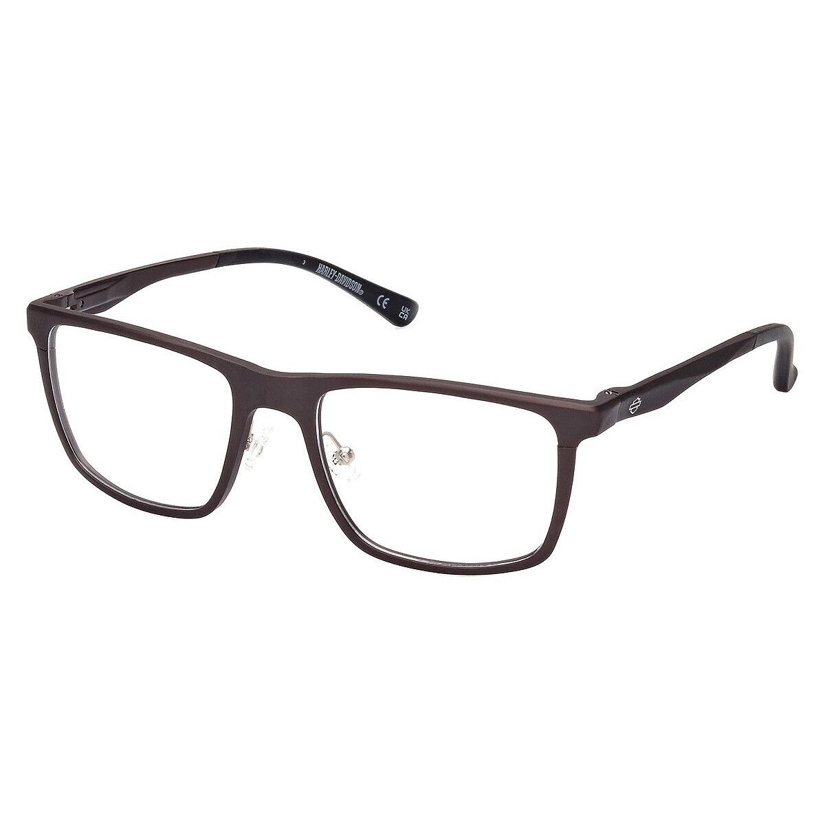 Harley Davidson HD9025 Eyeglasses Men Matte Gunmetal 54mm