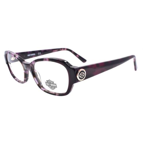 Harley Davidson HD0567 083 Women`s Eyeglasses Frames 51-16-145 Violet Havana