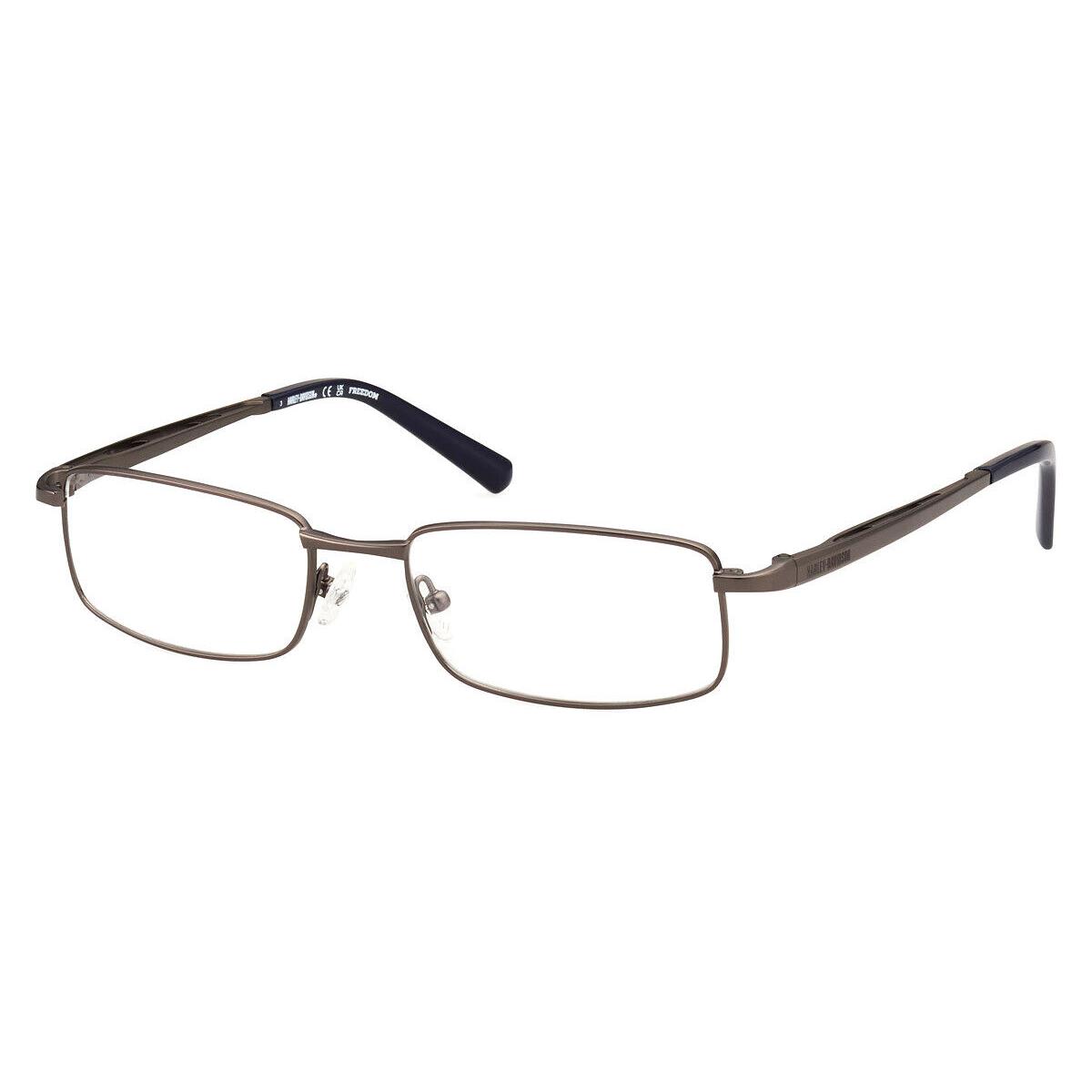 Harley Davidson HD9027 Eyeglasses Men Matte Gunmetal 55mm