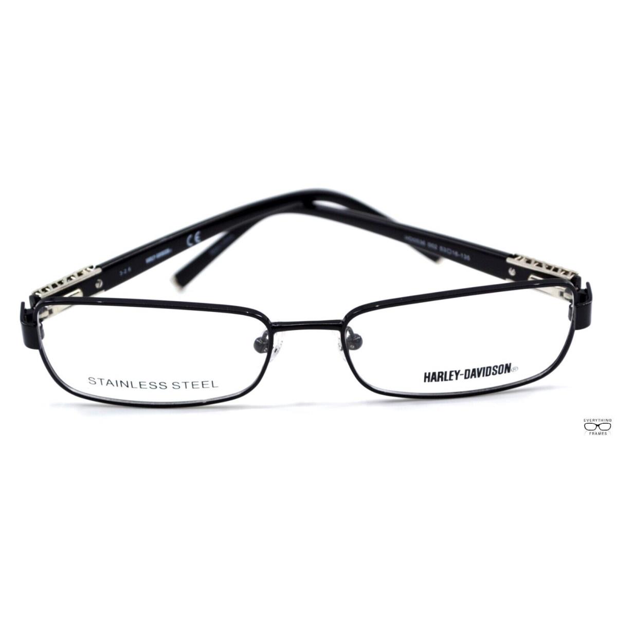 Harley-davidson HD0536 002 Black Stainless Steel Eyeglasses 53