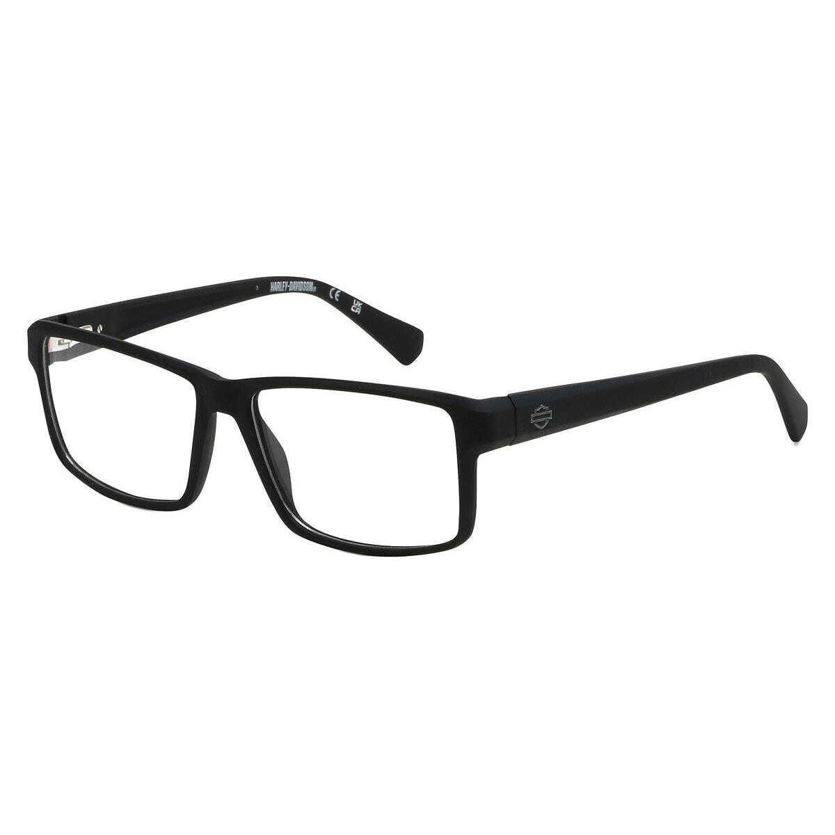 Harley Davidson HD0982 Eyeglasses Men Matte Black 58mm