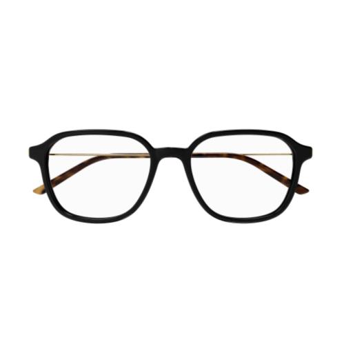 Gucci GG1576O 001 Black/gold Square Men`s Eyeglasses