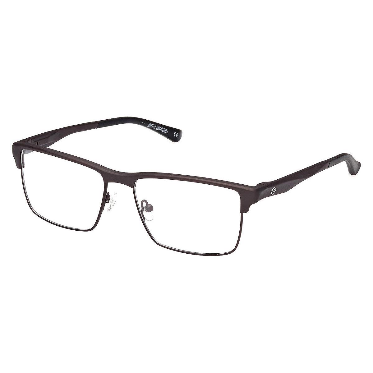 Harley Davidson HD9026 Eyeglasses Men Matte Gunmetal 56mm