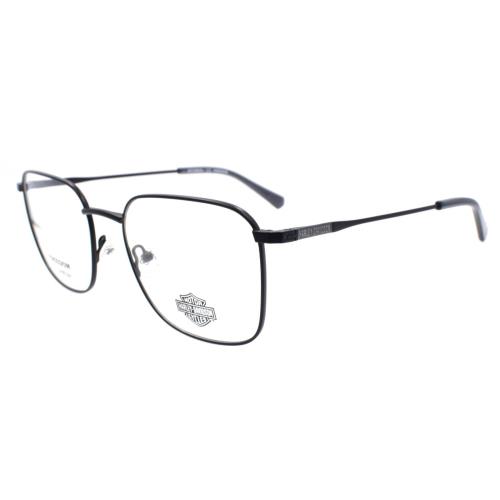 Harley Davidson HD9019 002 Men`s Eyeglasses Frames Titanium 53-19-150 Black