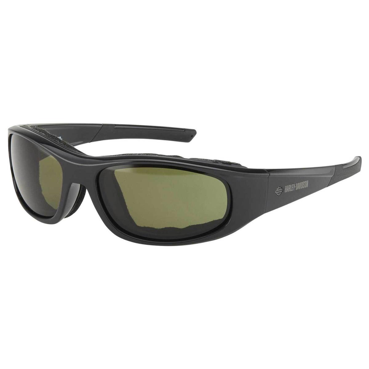 Harley-davidson Men`s Alley Performance Riding Sunglasses Green Enhancing Lens