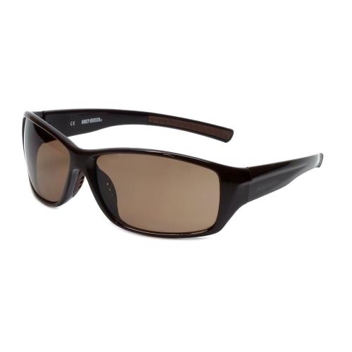 Harley-davidson Official Designer Sunglasses HDV017-BRN in Brown Frame with Ambe