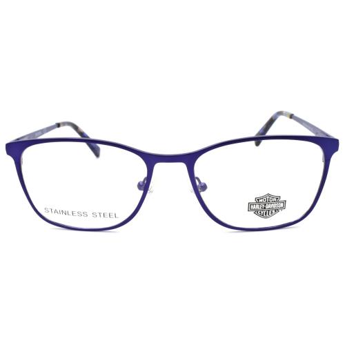 Harley Davidson HD0552 091 Women`s Eyeglasses Frames 51-17-140 Matte Blue