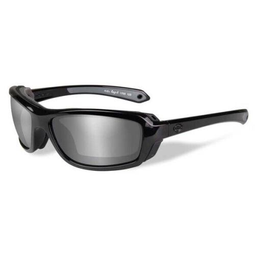 Harley-davidson Men`s Sunglasses Rage Ppz Silver Flash Gloss Back Frames