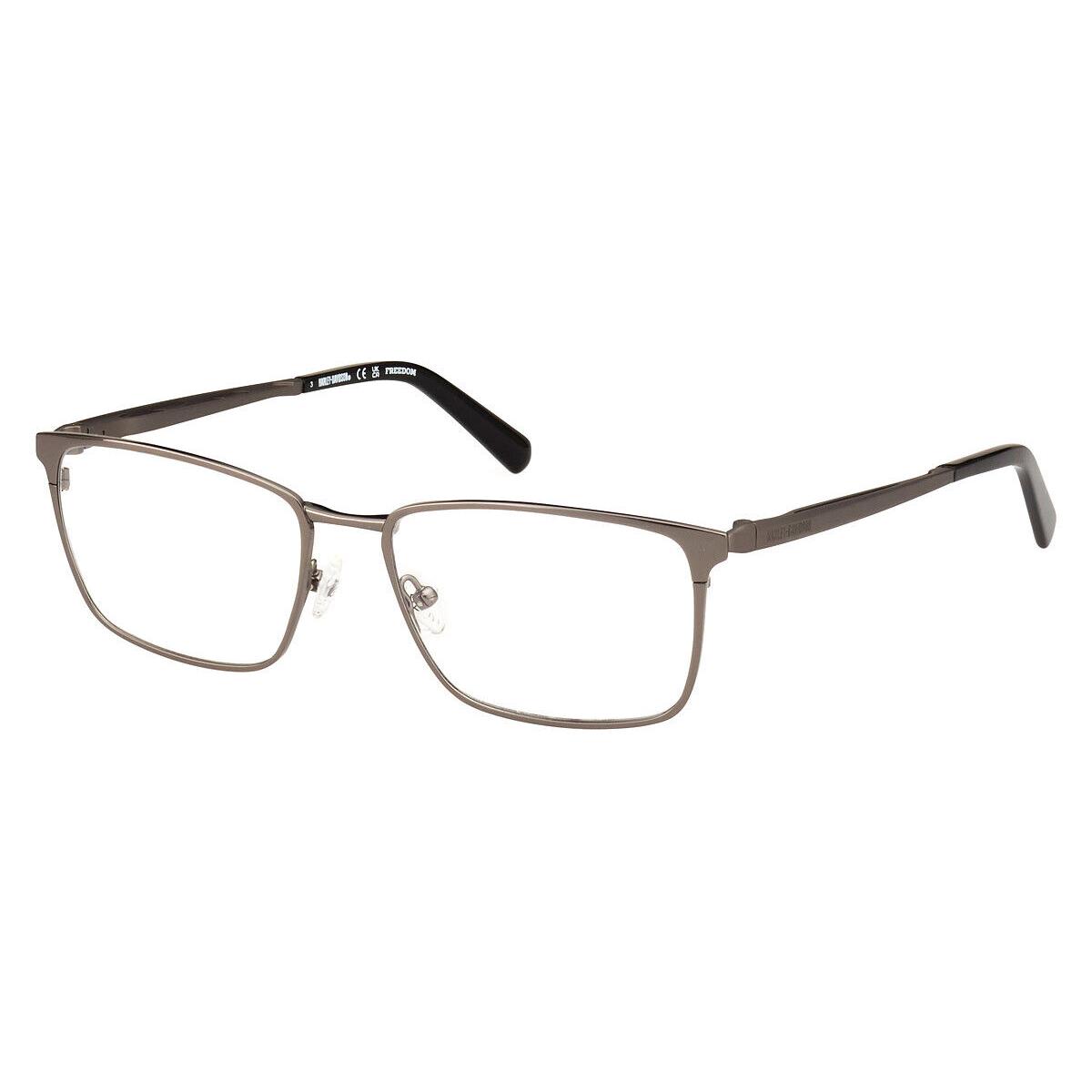 Harley Davidson HD9028 Eyeglasses Men Matte Gunmetal 54mm