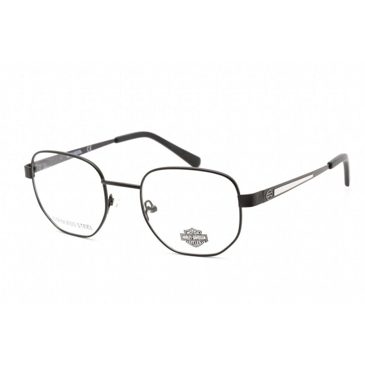 Harley Davidson HD0881 002 Oval Matte Black Eyeglasses