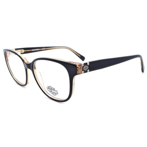 Harley Davidson HD0558 005 Women`s Eyeglasses Frames 51-15-145 Black