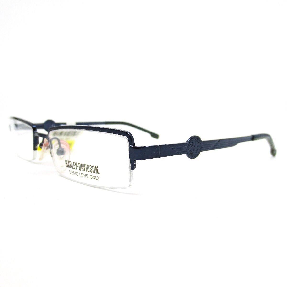 Harley-davidson Kids Eyeglasses Frames HD349 NV Dark Blue Rectangular 47-18-135