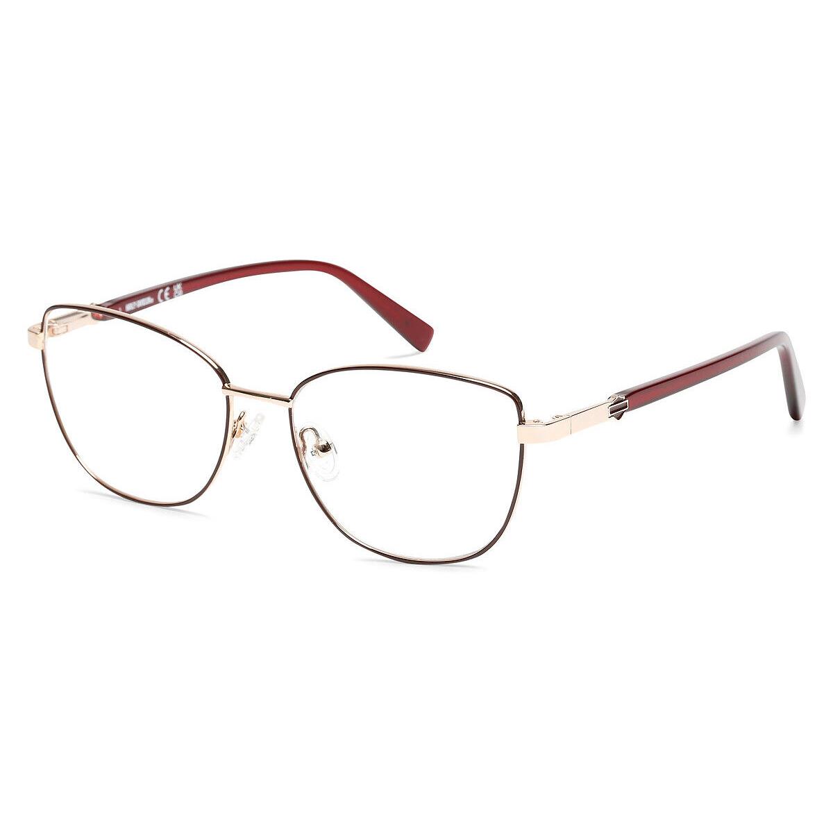 Harley Davidson HD0575 Eyeglasses Women Bordeaux/other 53mm